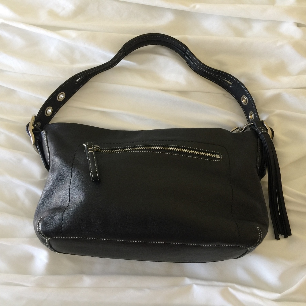 Coach tassel shoulder bag.